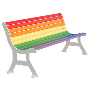 Panchina Debora Rainbow, codice 450-R