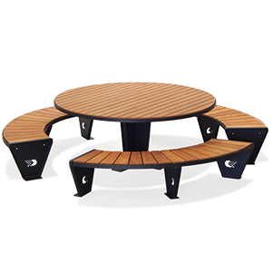 Round picnic table, code 484-OK