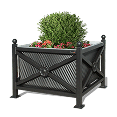 Flower Box Orchidea Maxi with perforated sheet panels, code 950-R