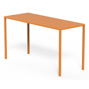 Tavolo per esterno Simply con piano in lamiera, codice D876-L