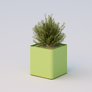 Cubik flower box low, code G489-bis